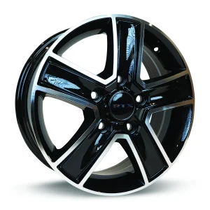 RTX Wheels – Transit – Black – 16″x6.5″ 60mm – Summer Wheels – 507431